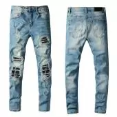acheter amiri jeans fit pantalons ar6630 wash blue